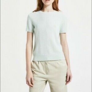 Theory Cashmere Opal Green Basic Tee NWT